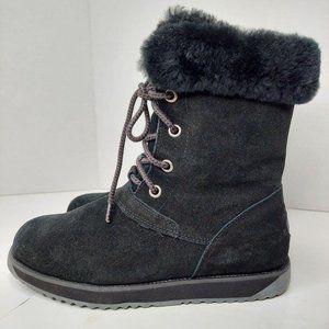 EMU Australia Ladies 7 Shaw Lo Lace Up Boots Sheep